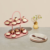 Elite Sweets mini red velvet cupcake desserts on a tray