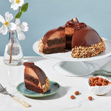 Chocolate Almond Tortetufo Cake