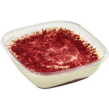 Gâteau velours rouge à servir