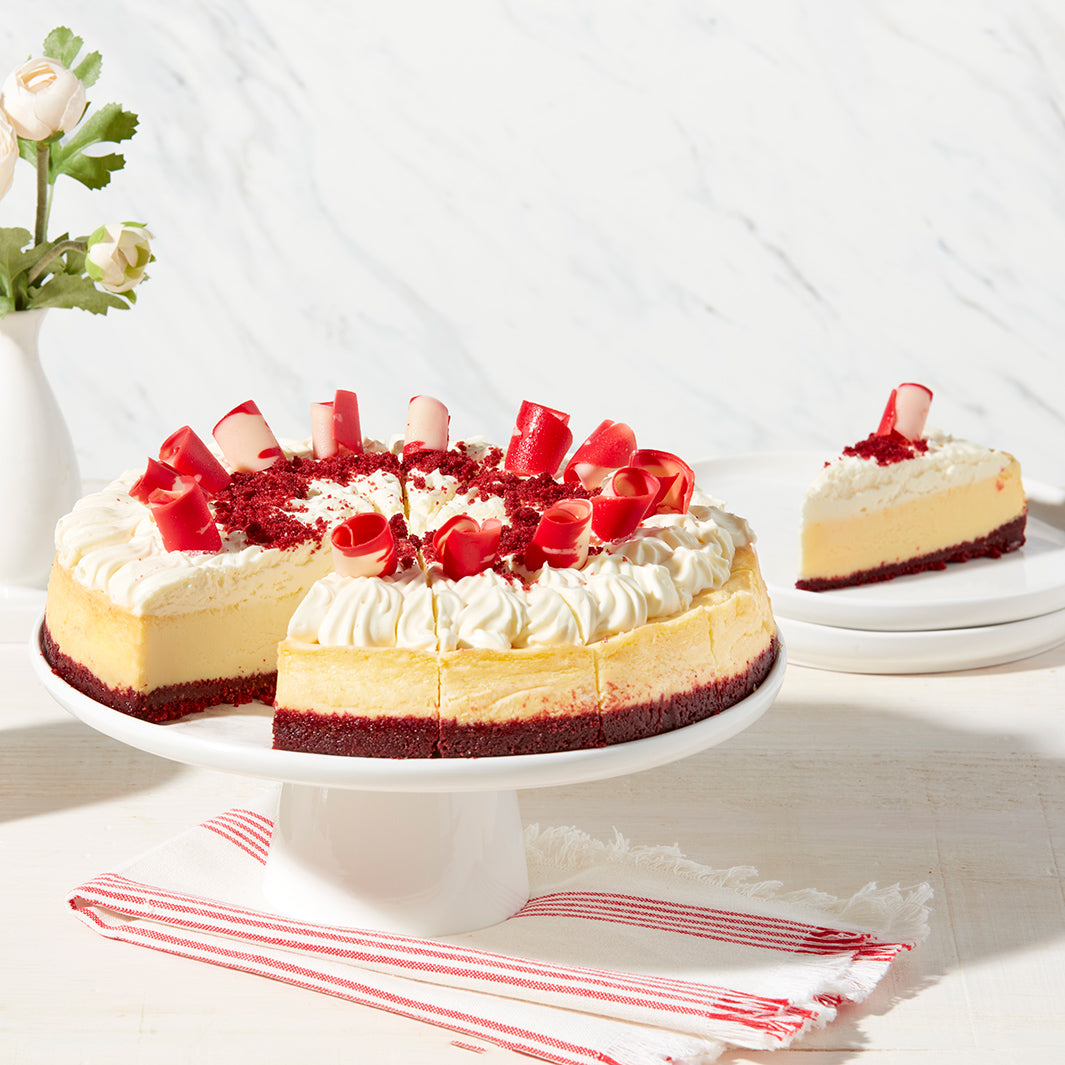 Red Velvet Pre-Sliced Cheesecake – Elite Sweets